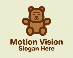 Brown Teddy Bear Logo