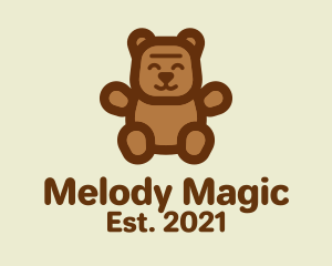 Baby Supplies - Brown Teddy Bear logo design