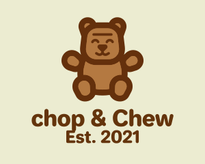 Bear - Brown Teddy Bear logo design