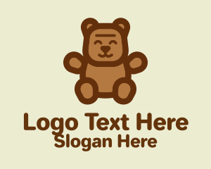 Brown Teddy Bear Logo