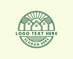 Lease - Roofing House Realty logo design