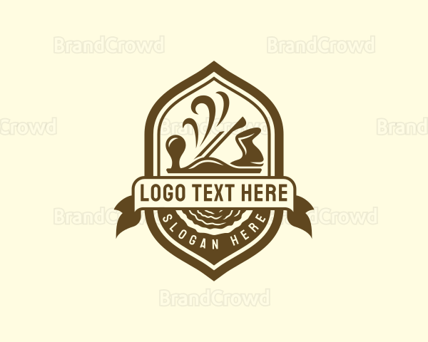 Wood Planer Lumber Logo