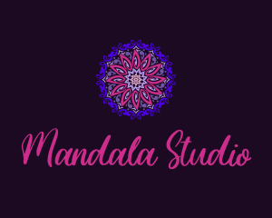 Mandala - Abstract Floral Mandala logo design