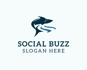 Esport - Shark Surf Zoo logo design