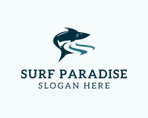 Shark Surf Zoo logo design