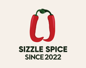 Hand Spicy Pepper  logo design