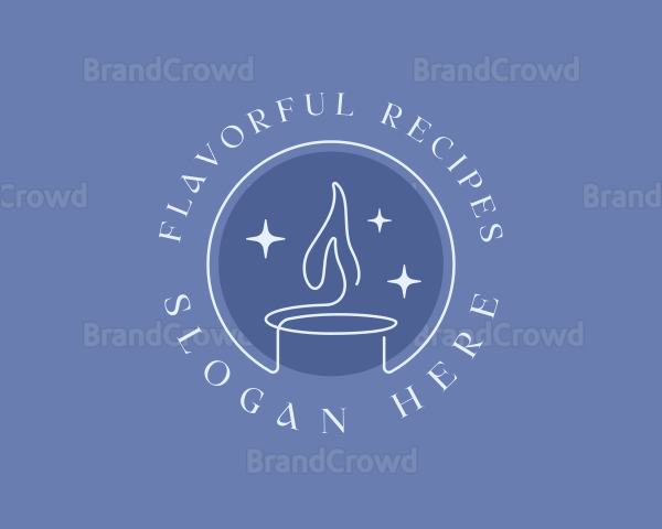 Candle Flame Light Logo