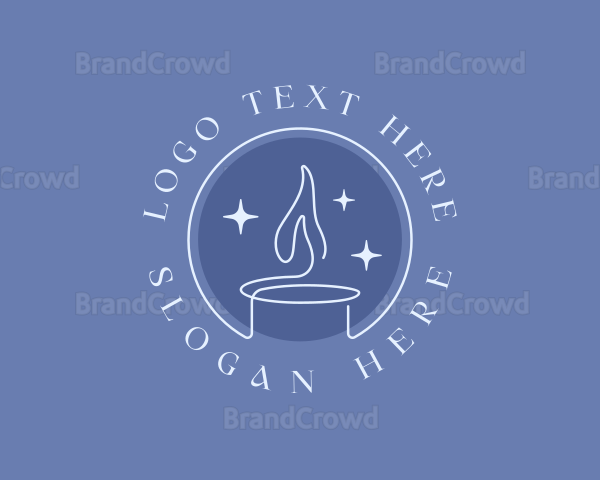 Candle Flame Light Logo