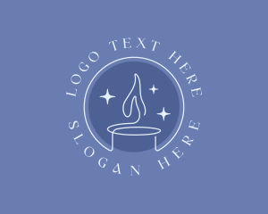 Candle Flame Light Logo