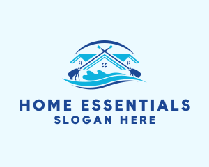 Household - House Pressure Washer logo design
