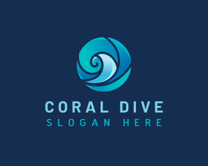 Snorkeling - Marine Water Park logo design