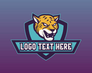 Feline - Wild Jaguar Gaming logo design