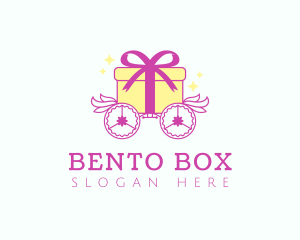 Gift Box Chariot logo design