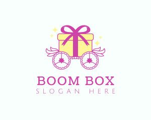 Gift Box Chariot logo design