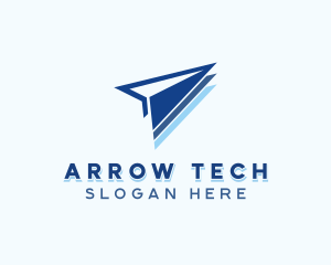 Plane Arrow Logistics logo design