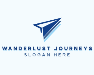 Paper Plane - Plane Arrow Logistics logo design
