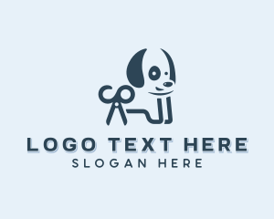 Pet Salon - Dog Pet Salon Grooming logo design