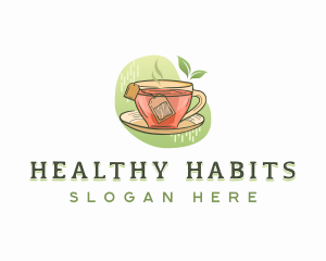 Herbal Tea Cup logo design