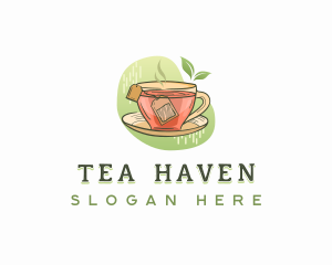 Herbal Tea Cup logo design