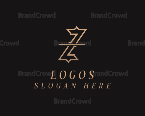 Fashion Styling Boutique Letter Z Logo