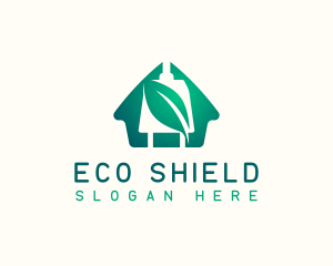 Eco House Electricity logo design