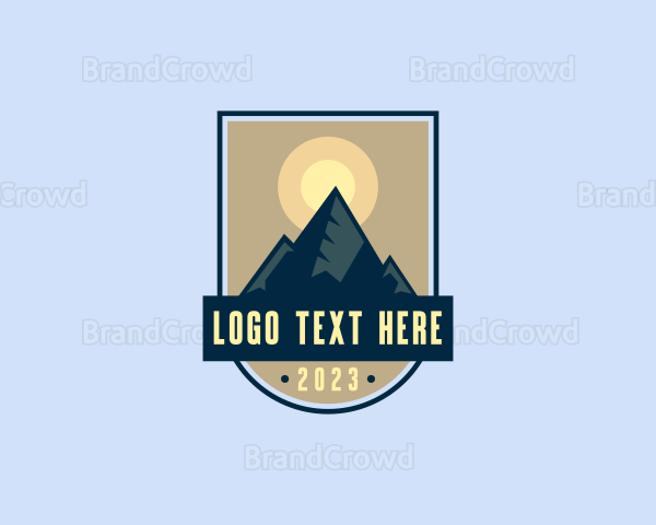 Outdoor Mountain Adventure Logo