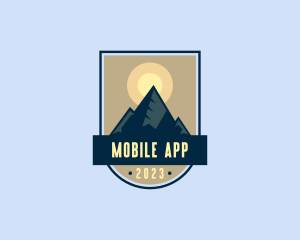 Explore - Outdoor Mountain Adventure logo design