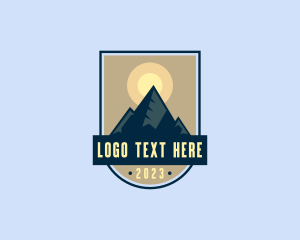 Tourism - Outdoor Mountain Adventure logo design