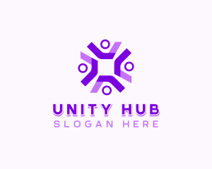 People Team Community  logo design