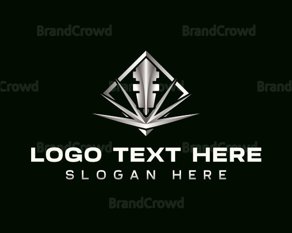 Industrial CNC Machine Logo