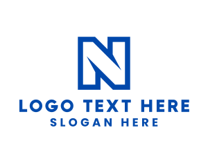 Business - Modern Stroke Letter N logo design