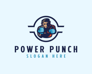 Boxing - Boxing Punch Sports logo design