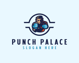 Boxing - Boxing Punch Sports logo design
