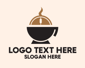 Caffeine - Office Cafe Coffee logo design