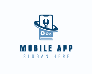 Mobile Repair Developer logo design