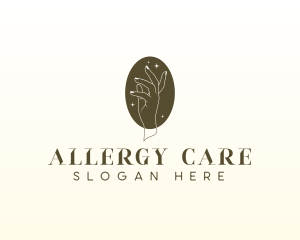 Skin Care Hand logo design