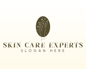 Skin Care Hand logo design