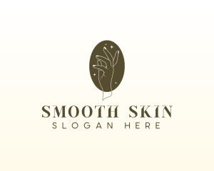 Skin Care Hand logo design