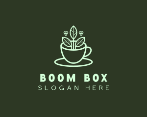 Herbal Tea Cup logo design