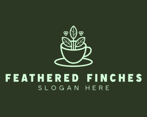 Herbal Tea Cup logo design