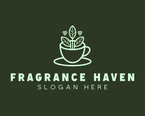 Herbal Tea Cup logo design