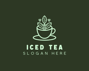 Herbal Tea Cup logo design