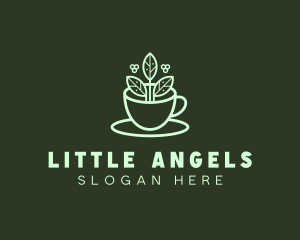 Herbal Tea Cup logo design