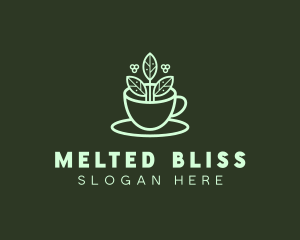 Herbal Tea Cup logo design