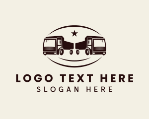 Freight - Fleet Transport Vehicle logo design