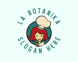 Smiling Cafeteria Chef Logo