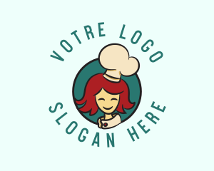 Eatery - Smiling Cafeteria Chef logo design
