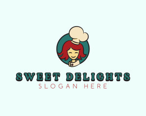 Smiling Cafeteria Chef logo design