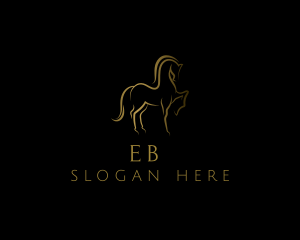 Elegant Horse Stallion Logo