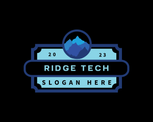 Mountain Ridge Landscape logo design